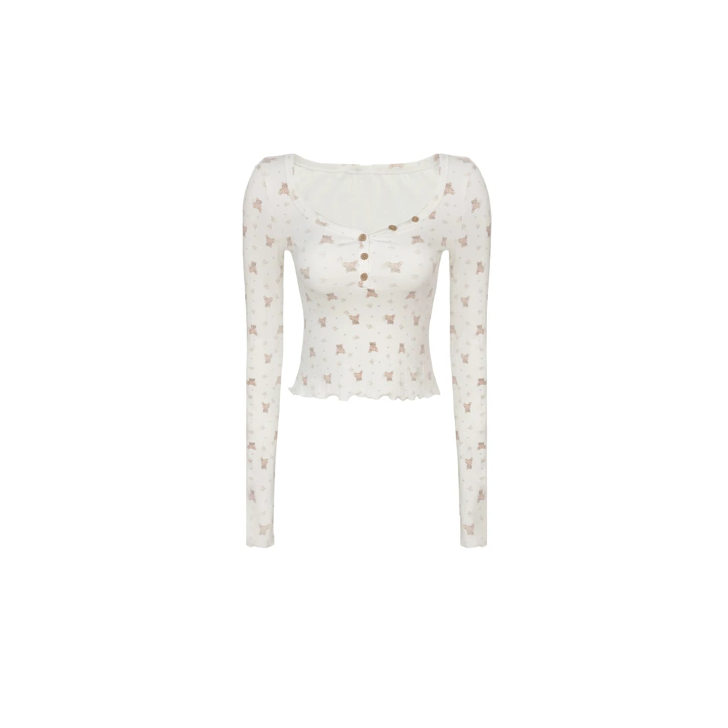 Henry Ausgestelltes Langarm-T-Shirt