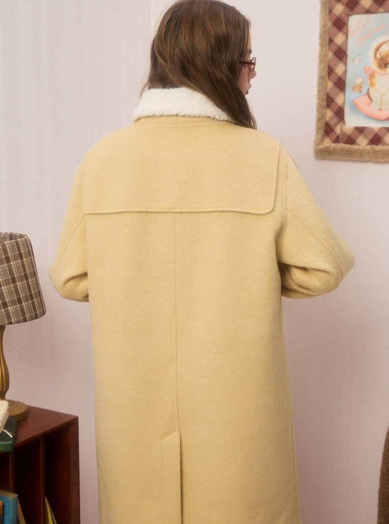 vintage midi woolen coat