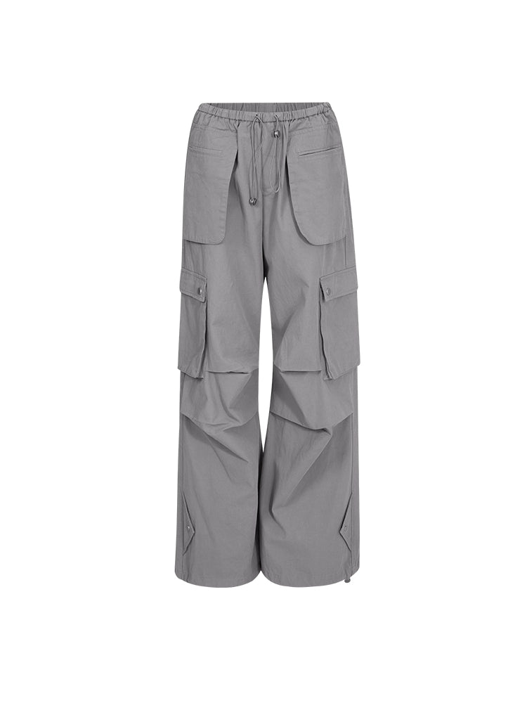 Drawstring Pocket Cargo Pants