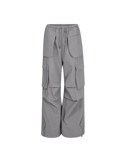 [New on September 19] APEA2024 Fall/Winter design sense niche drawstring pocket cargo pants street high street