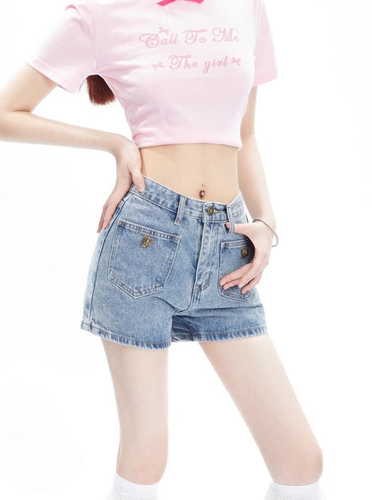 Denim Super Shorts Hosen