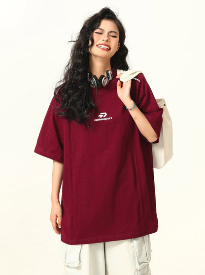 Dark Red High-End T-Shirt