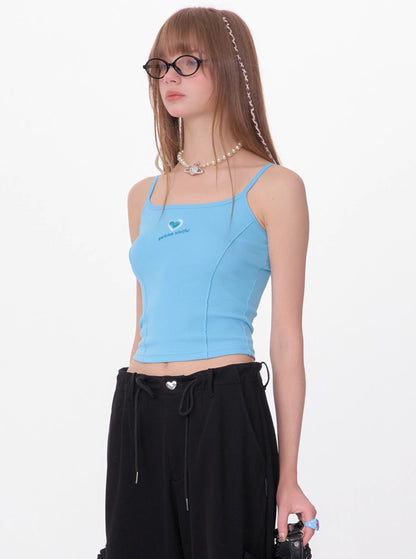 American Retro Outer Wear Suspender Top