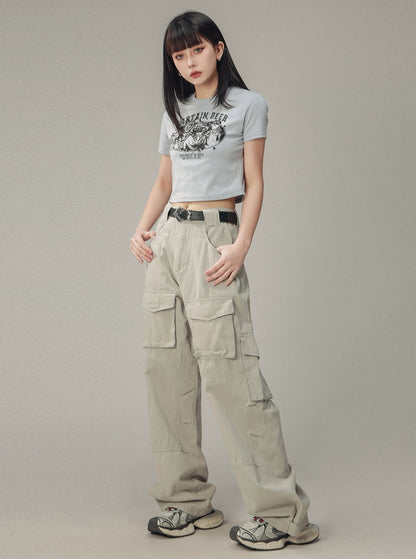 Retro Multi-Pocket Cargo Pants