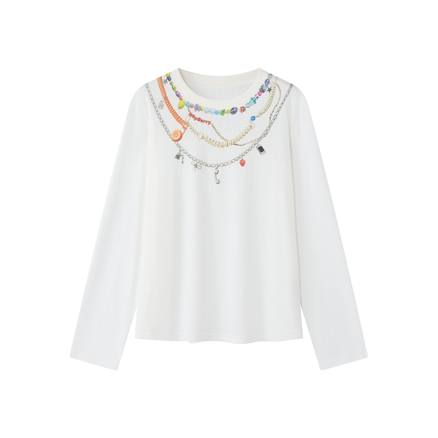 End of Summer Chain Print Top