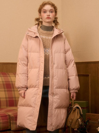 Medium duck down coat