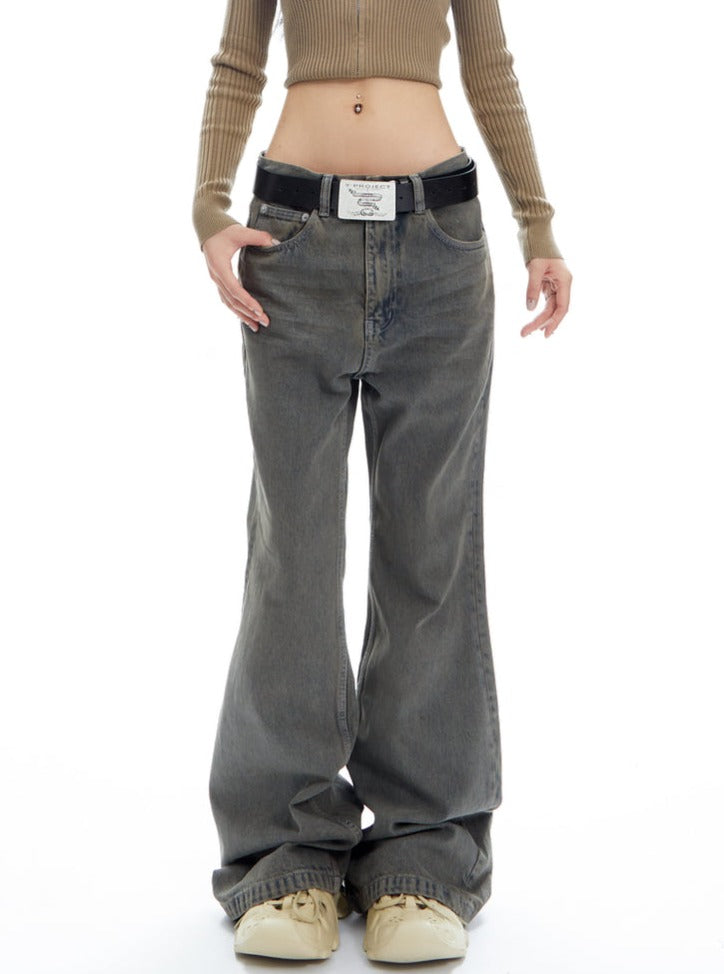 American Retro Loose Jeans Pants