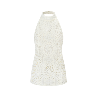 Hollow Knit Tank Top