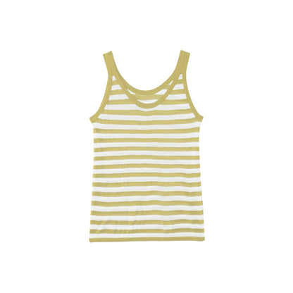 Tencel Knit Striped Two-Piece Set-Up