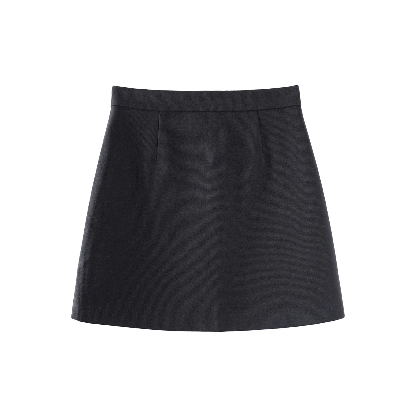 Woolen A-Line Skirt
