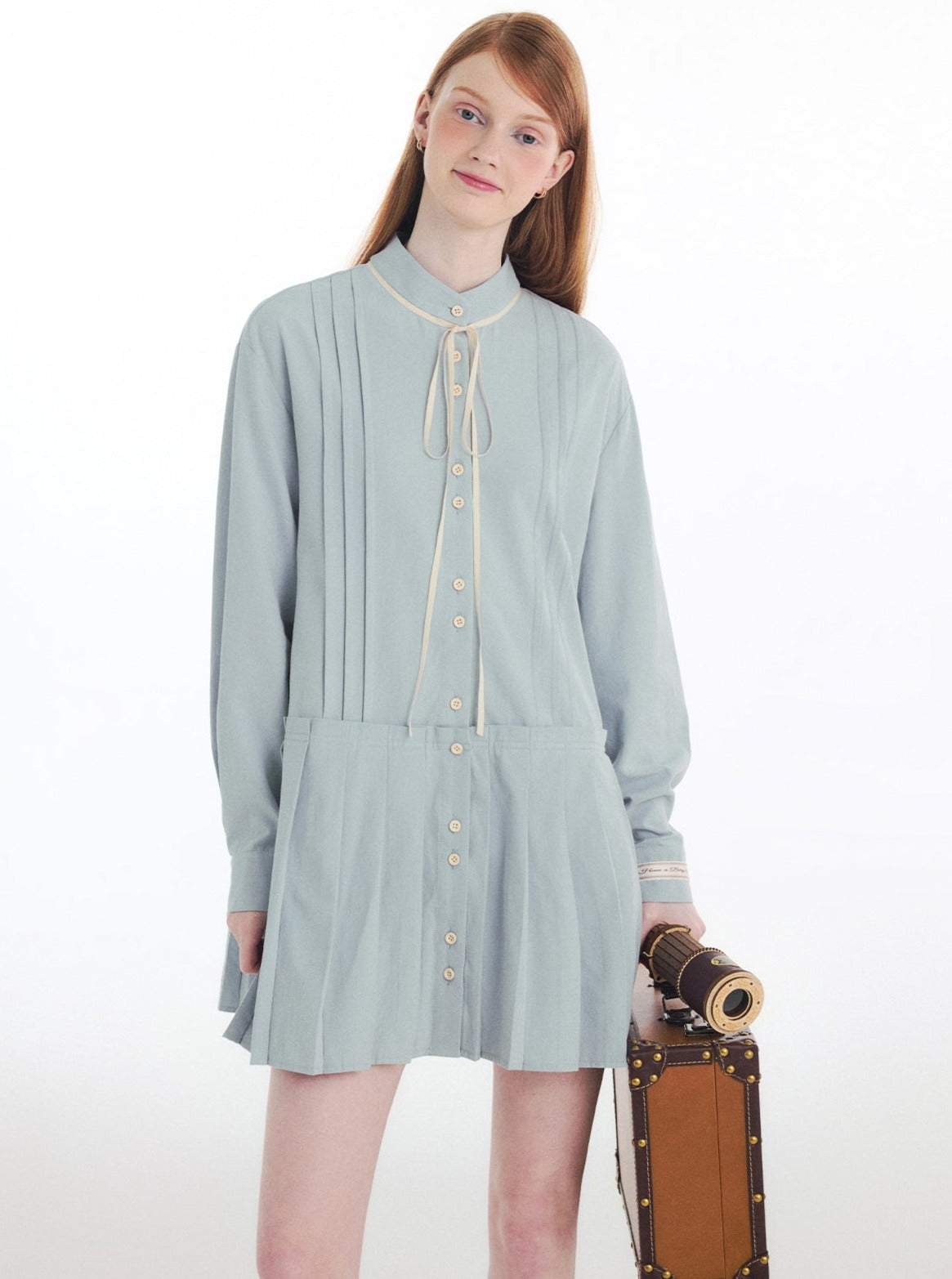 Late Summer Letter Shirt Dress