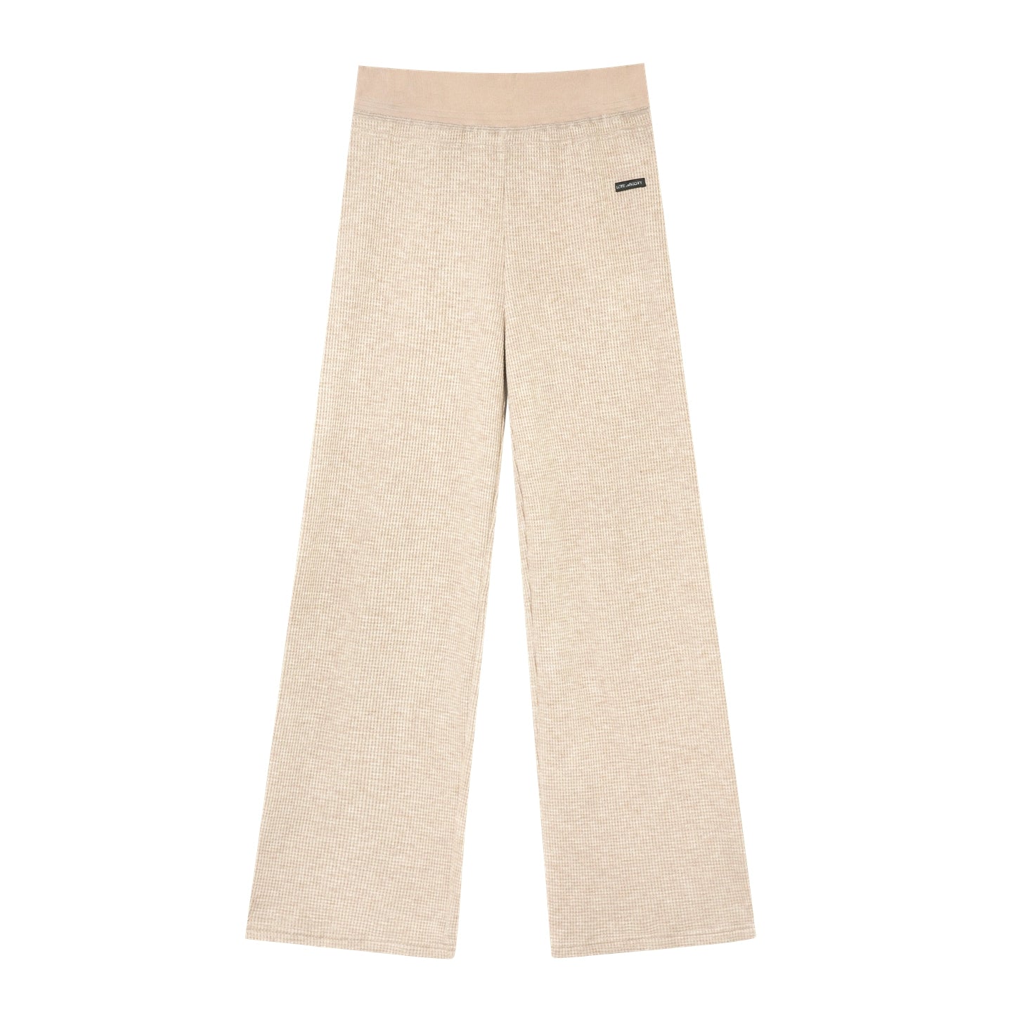 Waffle Knit V-Neck Sweater Set-Up