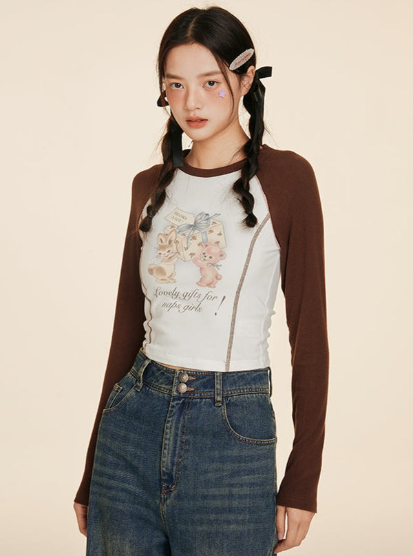 RAGLAN LONG SLEEVE TOP