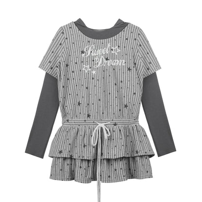 Star Falls Hooded Dress