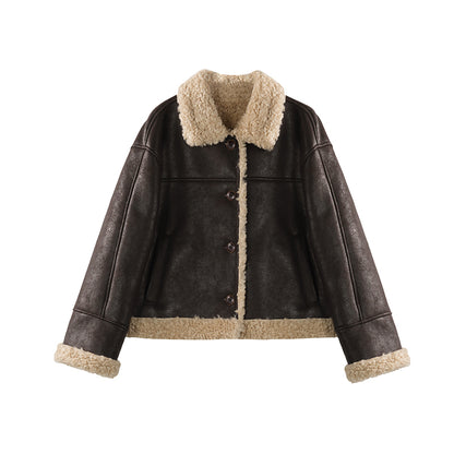 Winter Fur Mid-Length Jacket