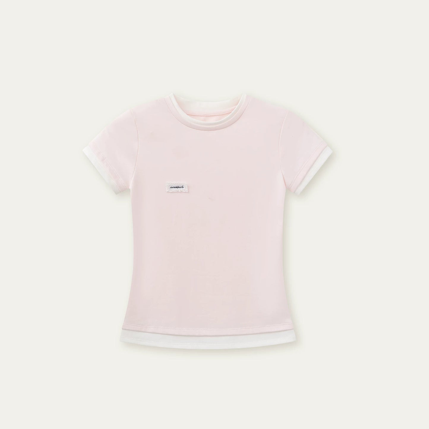 Contrasting Cotton Slim-Fit Top