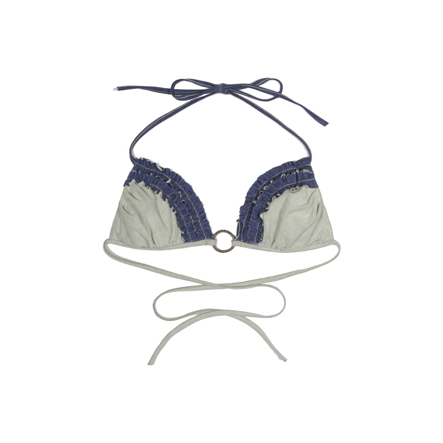 Colorful Punk Ruffle Bikini