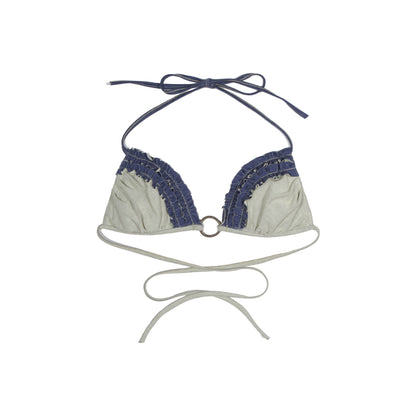 Colorful Punk Ruffle Bikini