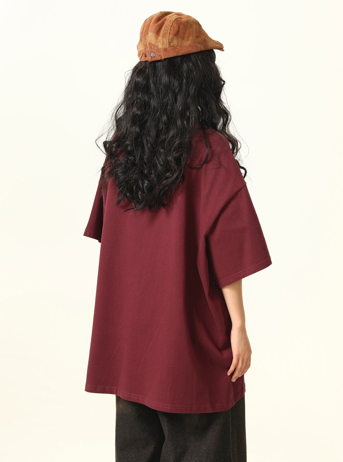 Dark Red Versatile T-Shirt