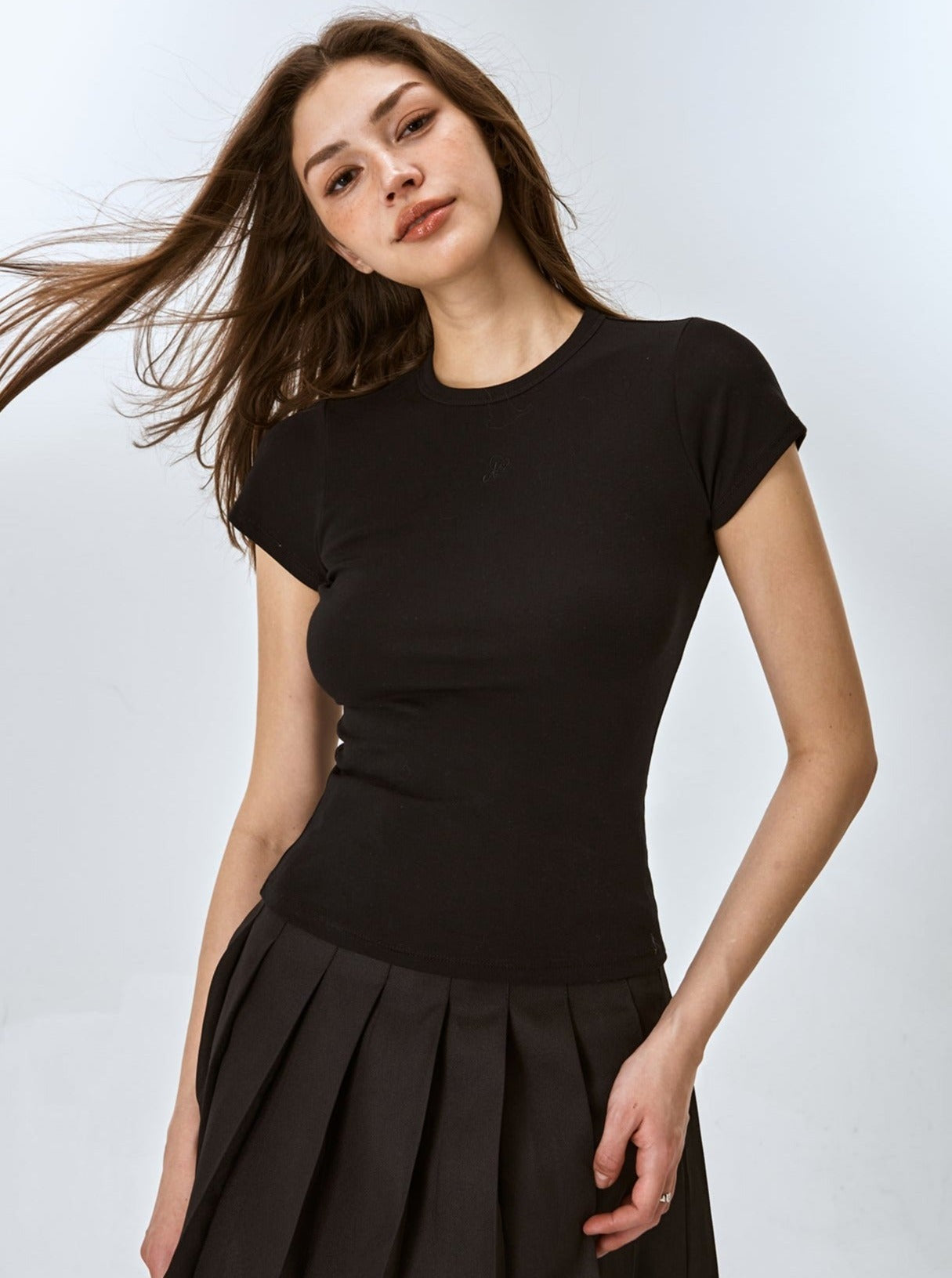 Basic Waist Shoulder T-Shirt