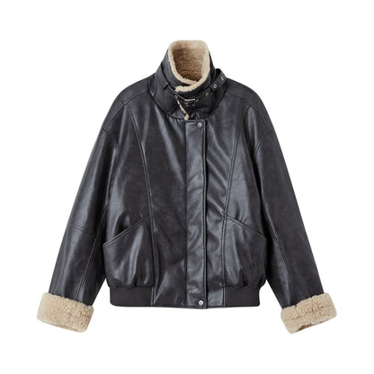 Lambwool Motorcycle Jacket