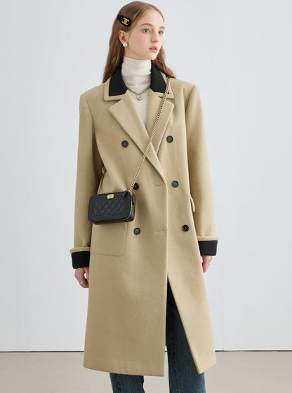 High-quality Collar Tweed Coat