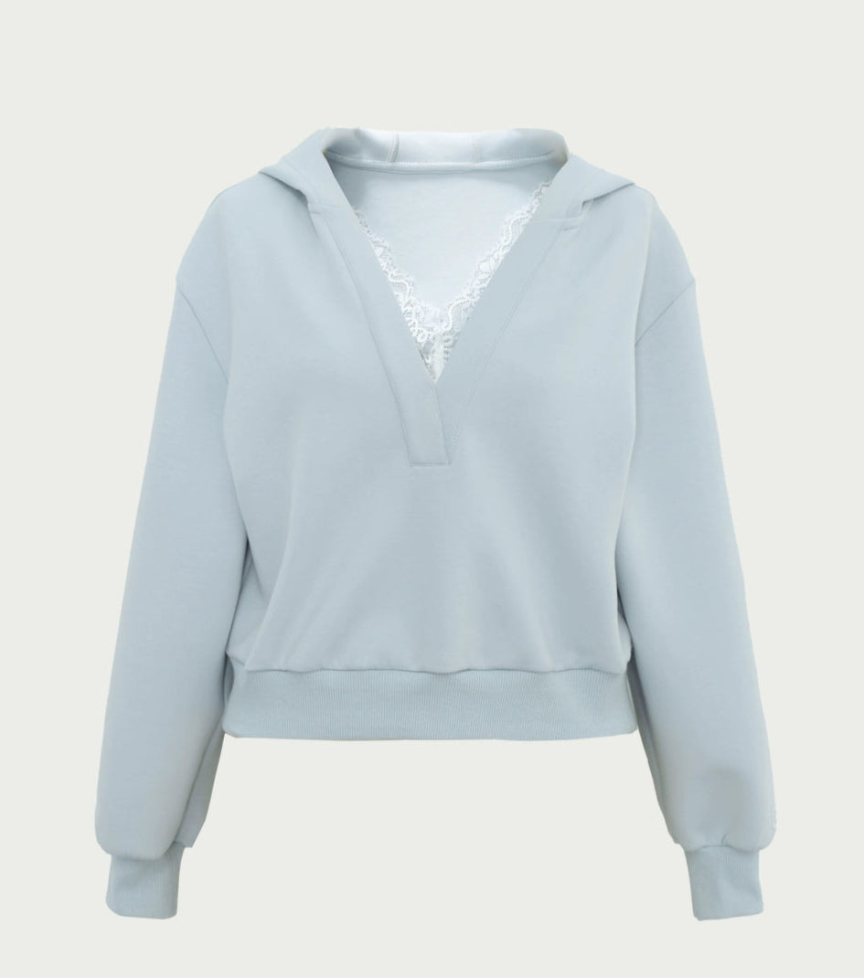 Hooded Lace Halter Set-Up