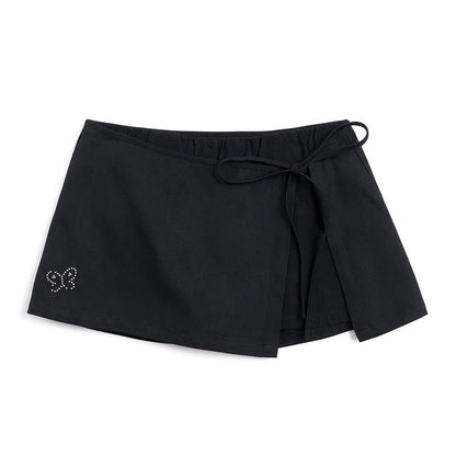 Side Slit Hip-Hugging Skirt Pants