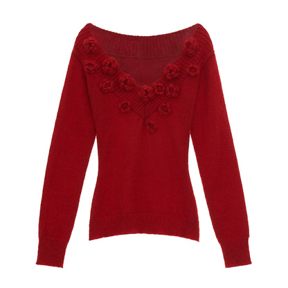 Soft Waxy Premium Design Knitwear Top