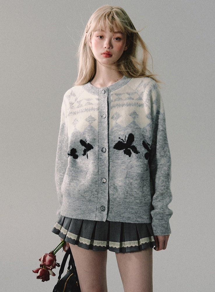 Wool crew neck sweater