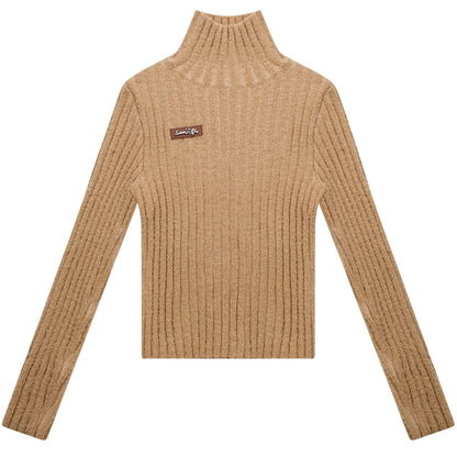 American slim thickened knit sweater