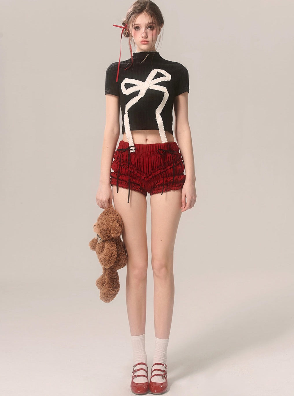 Sweet Doll Knit Crop Top