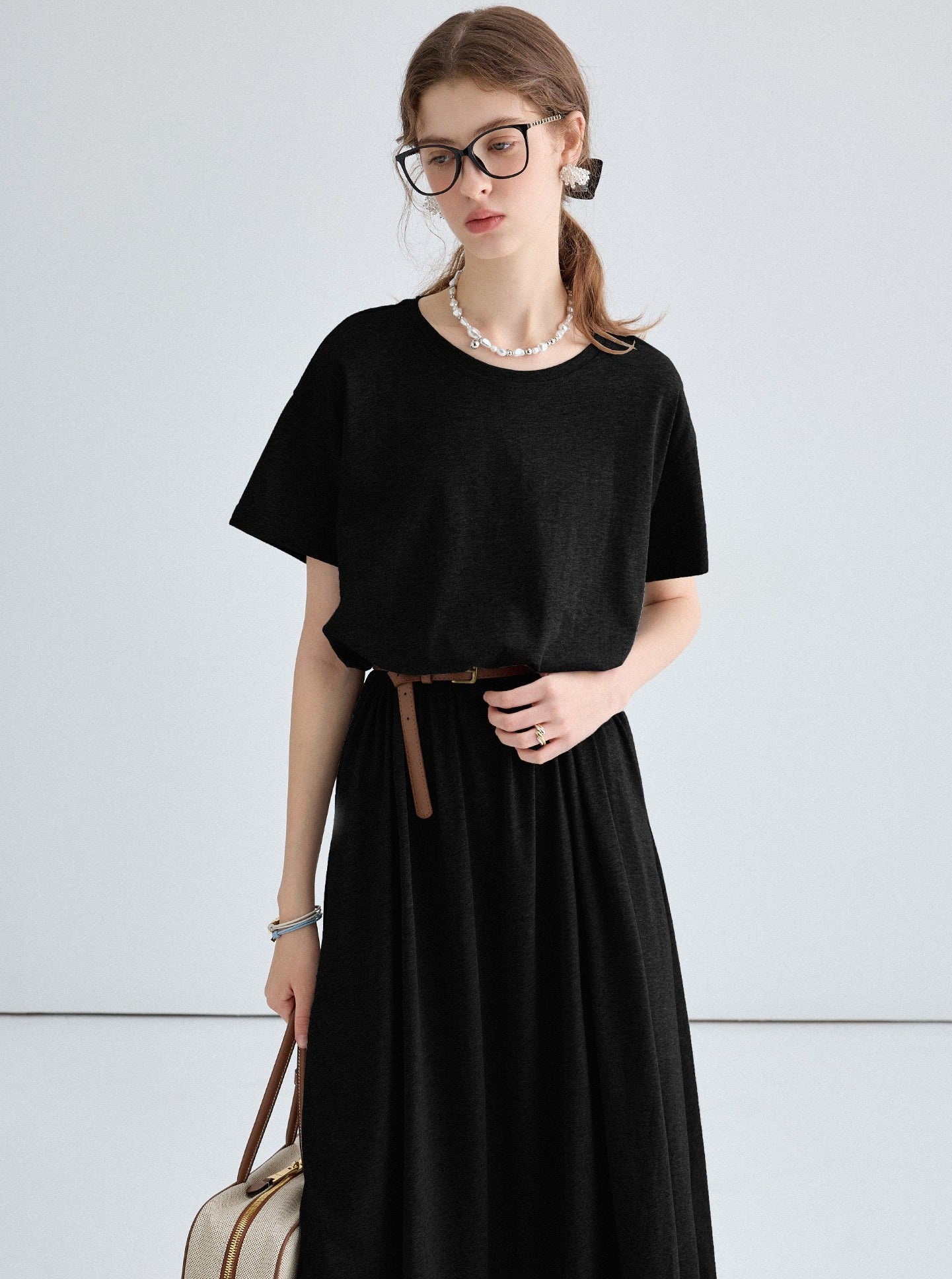 High-End Versatile T-Shirt Dress