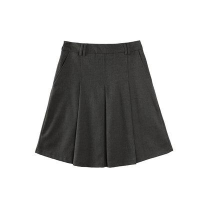 Casual Versatile Mid-Length Skirt