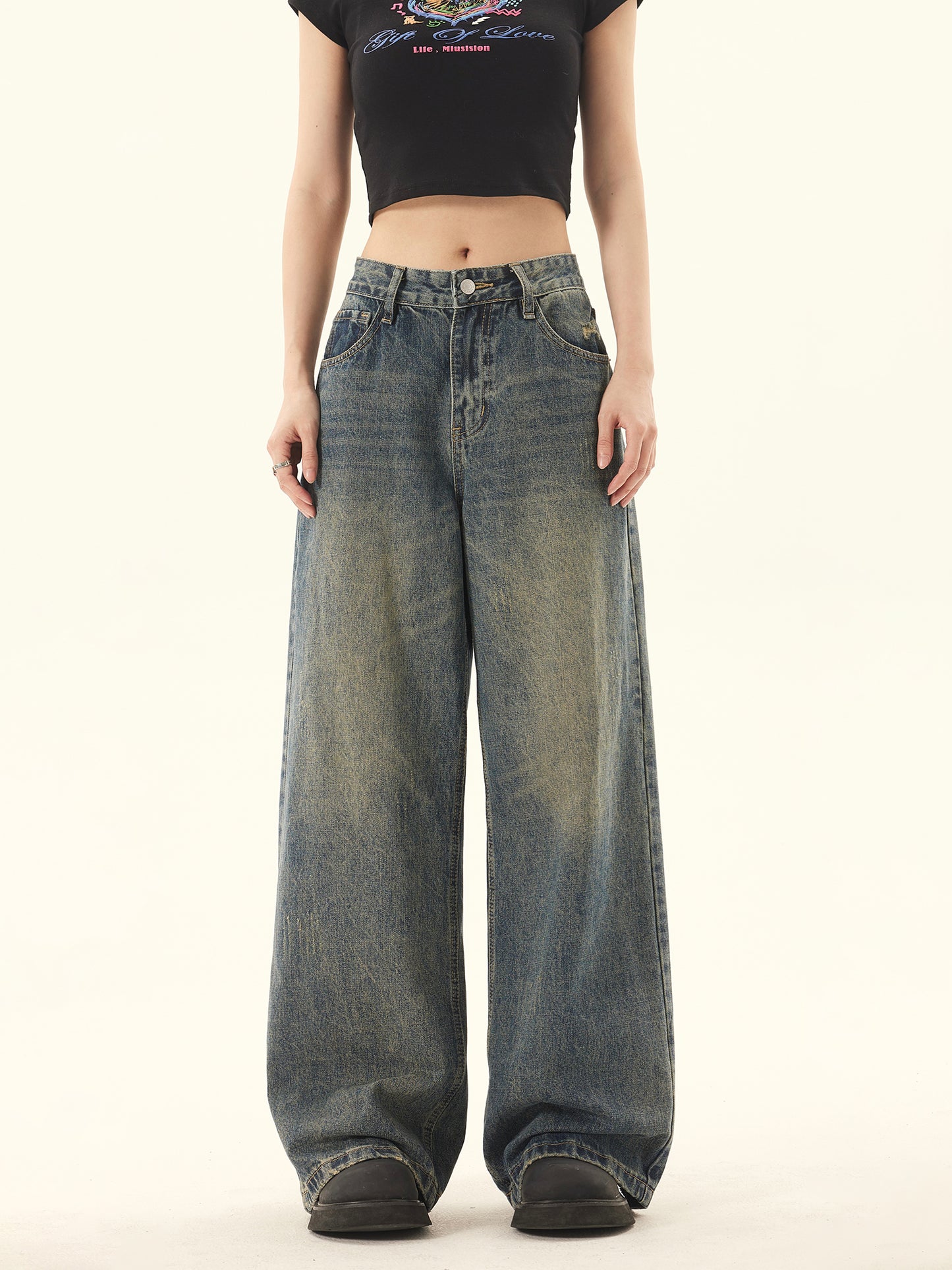 Wide Leg Slacks Pants