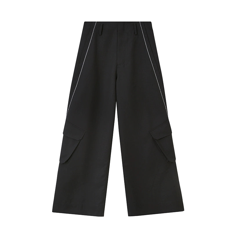 Silhouette Multi-Pocket Casual Pants