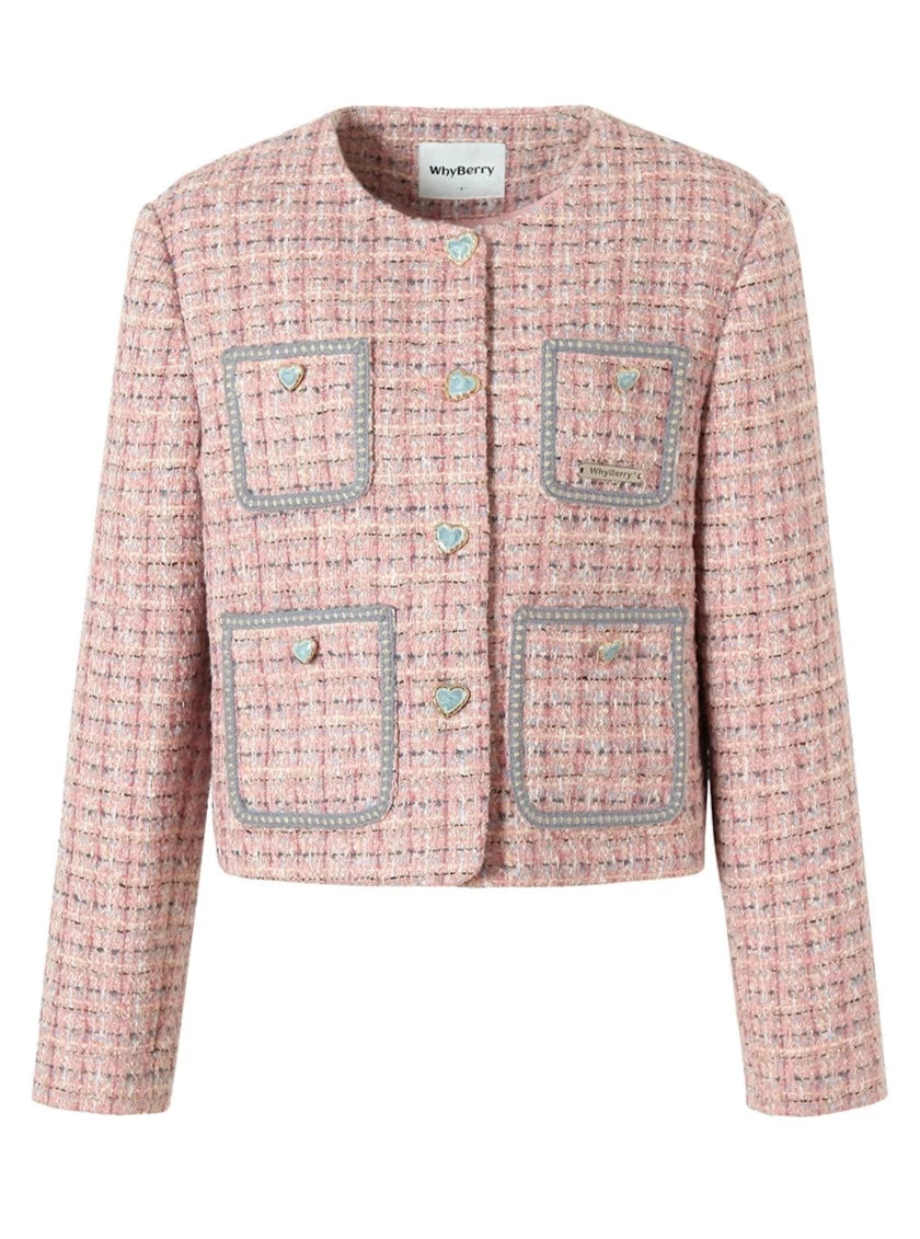 Fragrance Pink Short Jacket