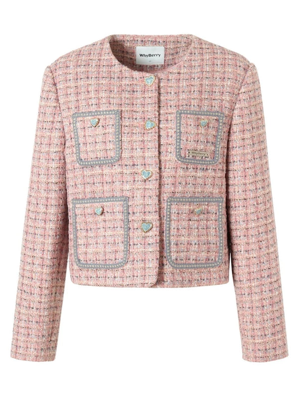 Fragrance Pink Short Jacket