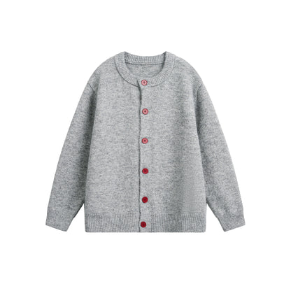 Fall Wool Button-Knitted Cardigan