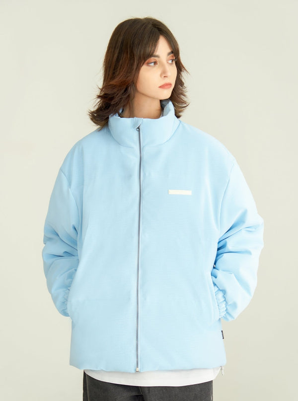 Casual PU Leather Down Jacket