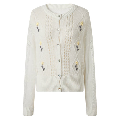 Autumn Loose Fit Cutout Knitwear