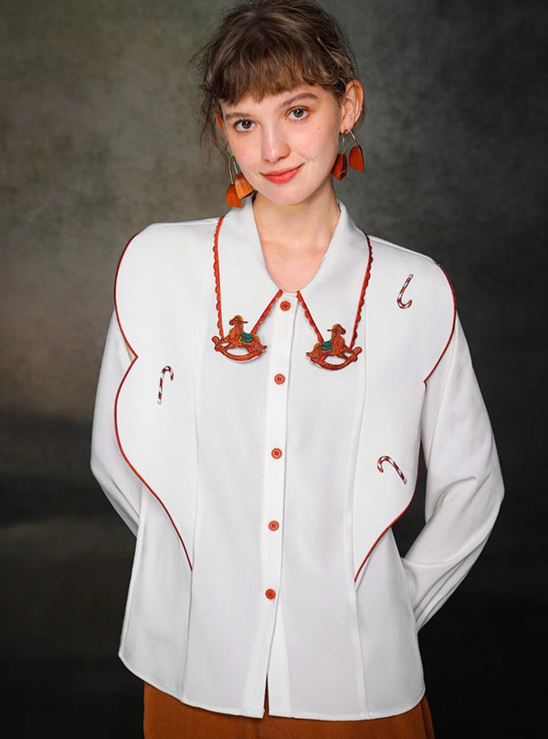 Original Design Carousel Contrast Shirt