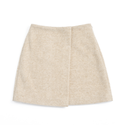 Heavy Woolen Patchwork Skirt