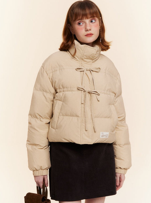 Stand Collar Short Down Jacket