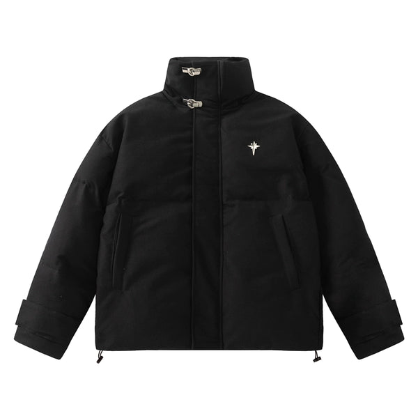 Stand-up collar bread padded coats