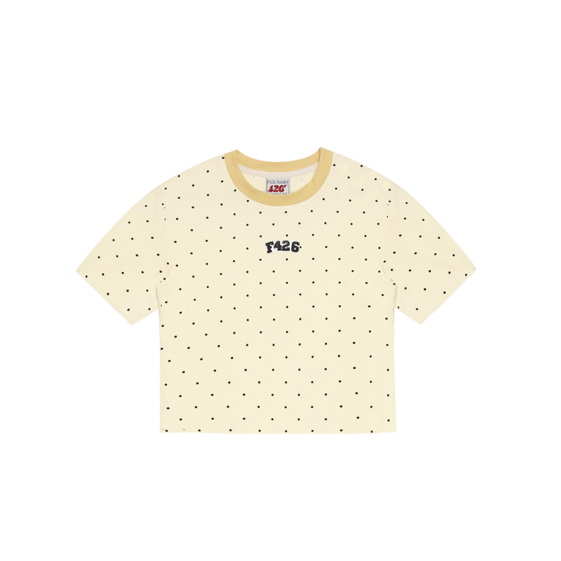 Sommer Street Style T-Shirt mit Polka Dot