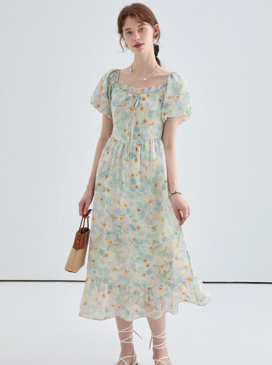 Southern French Floral Dress
