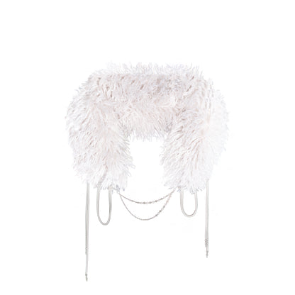 Retro Punk Fur Collar Scarf