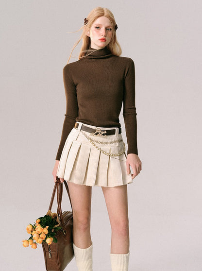 Turtleneck knitted sweater