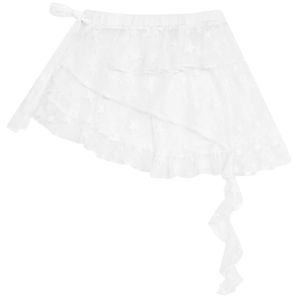 Star Lace Layered Skirt
